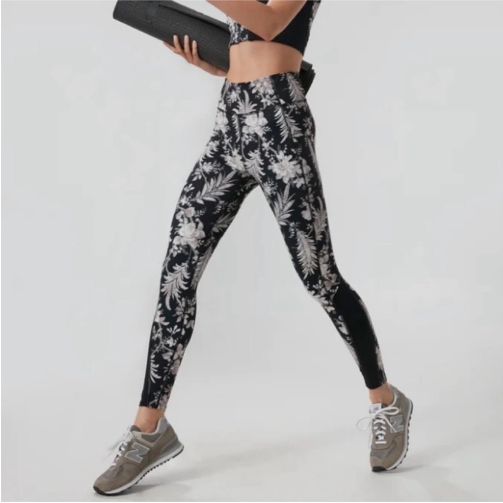Tuckernuck Ojai Vines High Rise Compression Leggings Size S